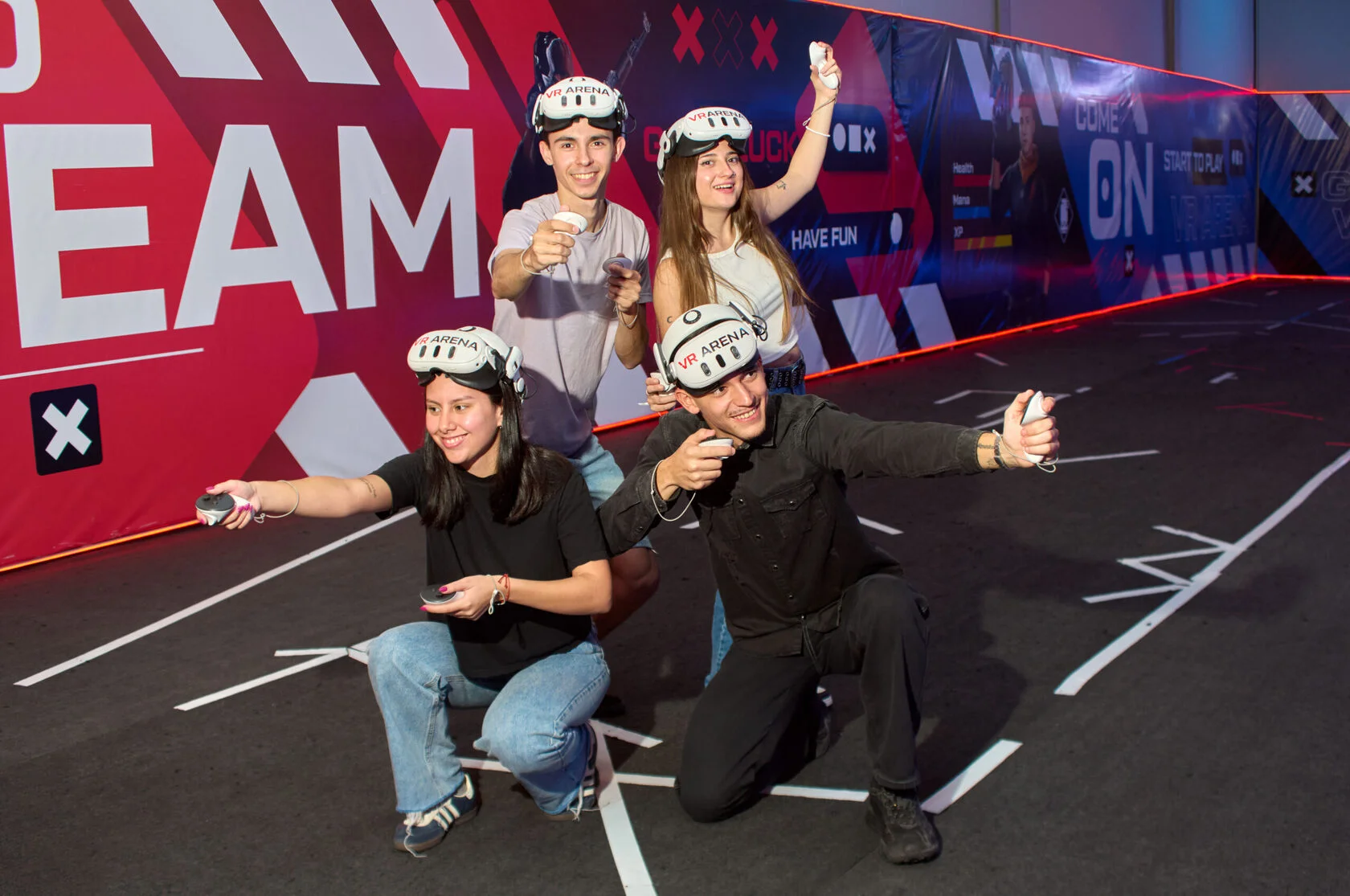 Adult birthday party in VR